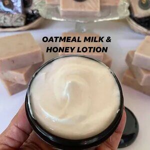 Hand Crafted  Creamy Oatmeal Milk and Honey Lotion